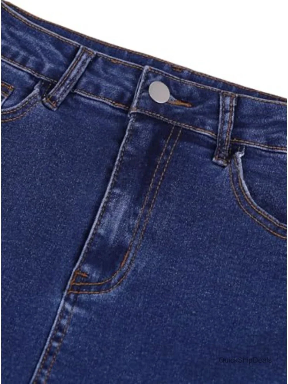 Denim Mini Skirt Stretch Bodycon Bow Back Y2K Style
